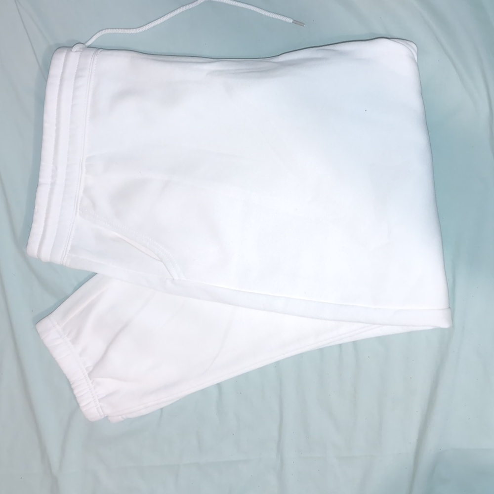 Women's 3x white sweat pants NWOT